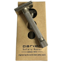 Load image into Gallery viewer, Parker Variant Adjustable Open Comb Safety Razor - Satin Chrome