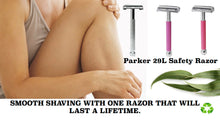 Load image into Gallery viewer, Parker 29L Safety Razor in Pink