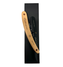 Load image into Gallery viewer, PARKER SRP PINE & STAINLESS STEEL STRAIGHT BARBER RAZOR