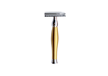 Load image into Gallery viewer, Parker 48R Safety Razor in Matte Gold Finish