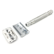 Load image into Gallery viewer, Parker 68S Stainless Steel Handle Safety Razor with Open Comb Head
