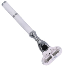 Load image into Gallery viewer, PARKER DELUXE VENUS COMPATIBLE WOMEN'S WHITE METAL RAZOR