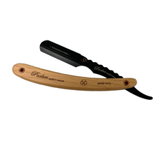 Load image into Gallery viewer, PARKER SRP PINE &amp; STAINLESS STEEL STRAIGHT BARBER RAZOR
