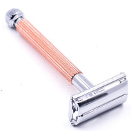 Parker Safety Razor 29L with Rose Gold Handle