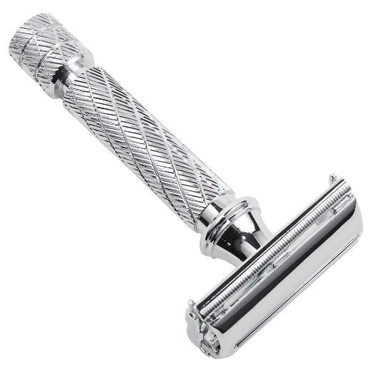 Parker 87R Butterfly Open Double Edge Safety Razor - SHORT HANDLE
