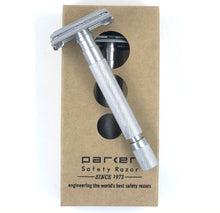 Load image into Gallery viewer, Parker 74R Safety Razor, Satin Silver
