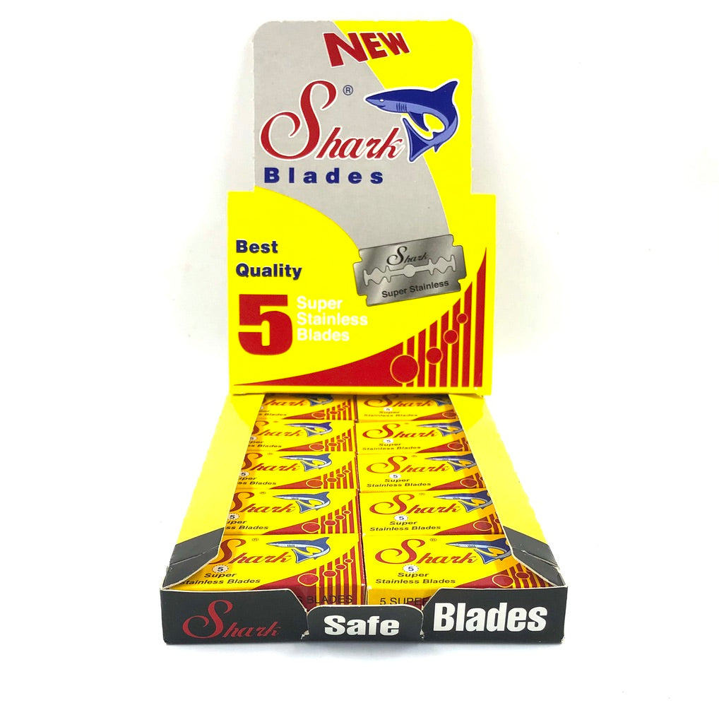 Shark Stainless Double Edge Safety Razor Blades, Pack of 100