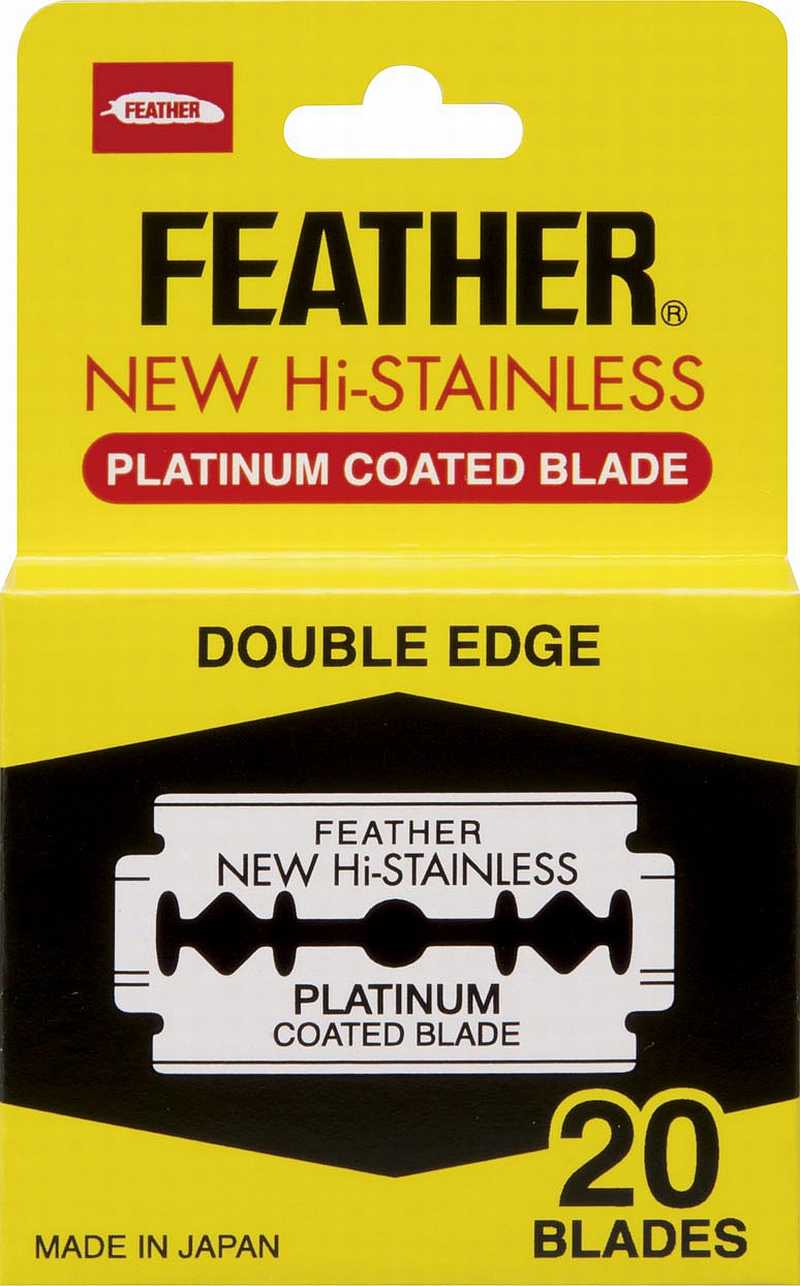 Feather Double Edged Blades, 240 Blades in Hanging Sale Packs of 20 Blades