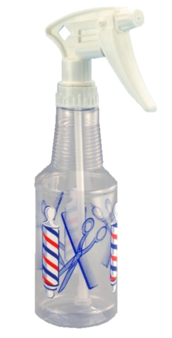 Spray Bottle with Barber Pole design