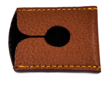 Load image into Gallery viewer, PARKER LEATHER DOUBLE EDGE SAFETY RAZOR TRAVEL COVER BROWN
