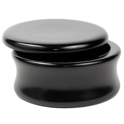 Genuine Mango Wood Shave Soap Bowl – Black Laquer from Parker Safety Razor