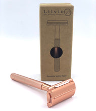 Load image into Gallery viewer, Lilvio Reusable Butterfly Opening Safety Razor

