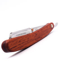 Load image into Gallery viewer, PARKER SRRW ROSEWOOD CLIP TYPE STRAIGHT BARBER RAZOR
